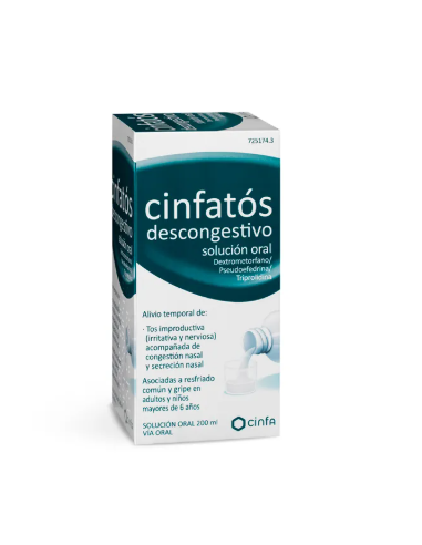 Cinfatós Descongestivo Solución Oral 200 ml