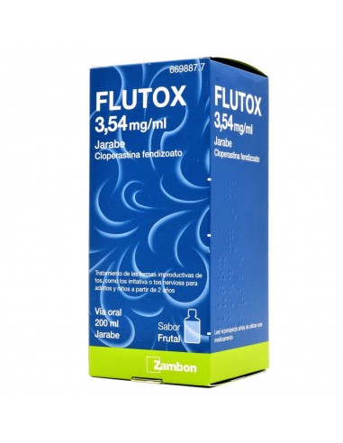 Flutox 3,54 mg/ml jarabe Cloperastina fendizoato