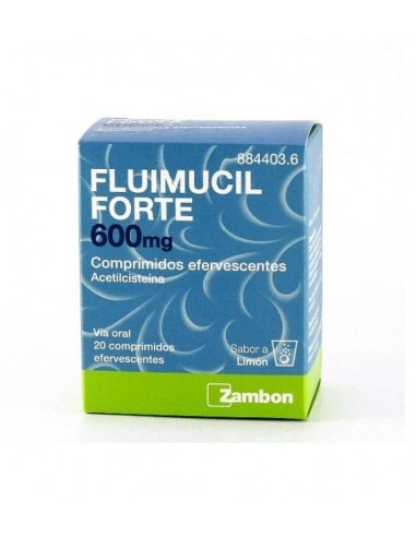 Fluimucil Forte 600 mg comprimidos efervescentes Acetilcisteína