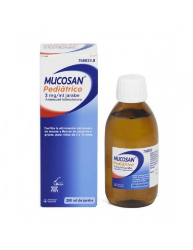 Mucosan pediátrico 3 mg/ml jarabe Ambroxol hidrocloruro