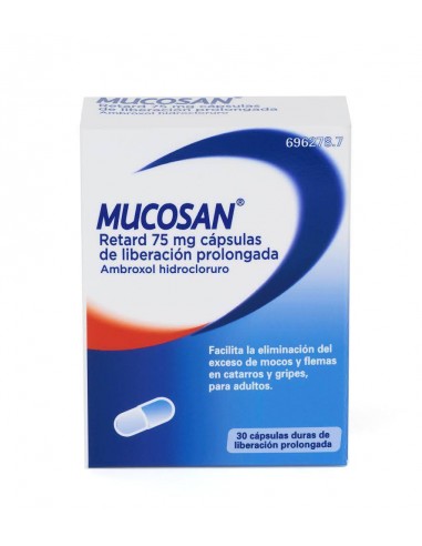 Mucosan Retard 75 mg cápsulas de liberación prolongada Ambroxol hidrocloruro