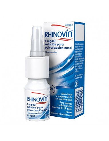 Rhinovín® 1 mg/ml solucion para pulverización nasal Xilometazolina hidrocloruro