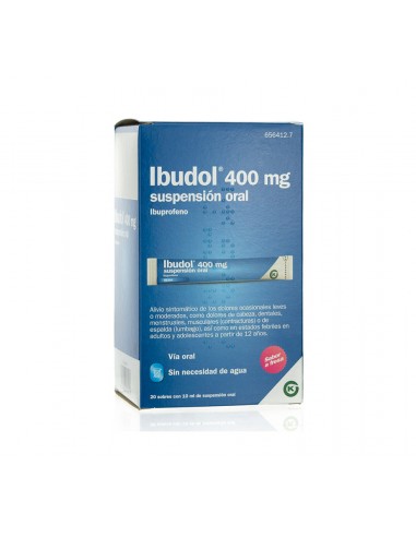 Ibudol 400 mg 20 sobres Ibuprofeno
