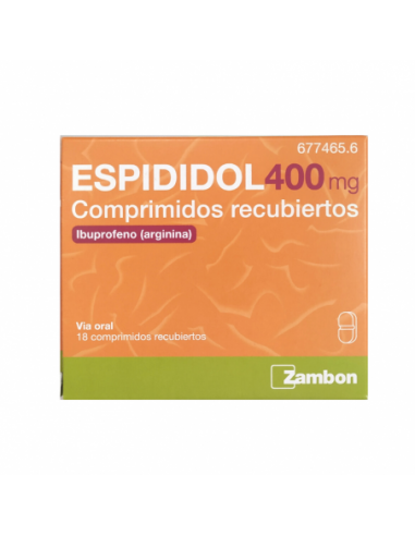 Espididol 400 mg comprimidos recubiertos Ibuprofeno (arginina)