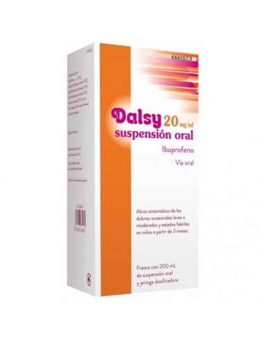 Dalsy 20 mg/ml suspensión oral ibuprofeno