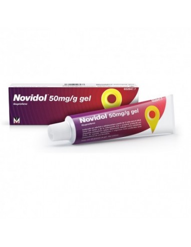 Novidol 50 mg/g gel Ibuprofeno