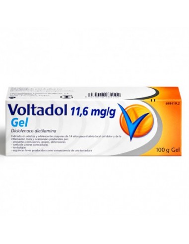 Voltadol 11,6 mg/g Gel Diclofenaco dietilamina