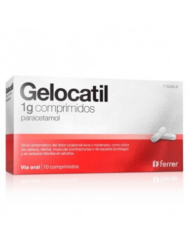 GELOCATIL 1 g Comprimidos Paracetamol