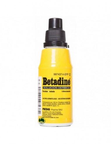 Betadine 100 mg/ml solución cutánea Povidona iodada