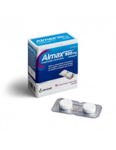 Almax 500 mg Comprimidos masticables Almagato