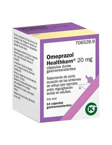 Omeprazol Healthkern 20 mg cápsulas duras gastrorresistentes Omeprazol